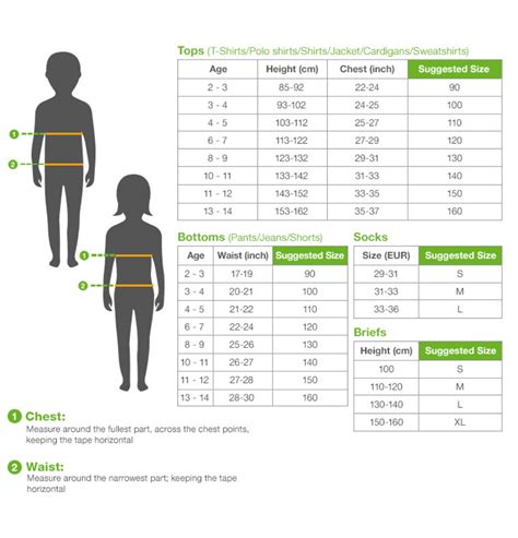 crazy 8 size chart